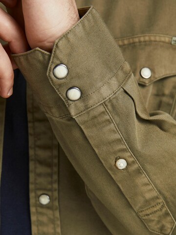 JACK & JONES Regular fit Overhemd 'Sheridan' in Groen