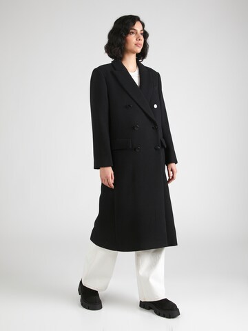 Manteau mi-saison Sisley en noir : devant