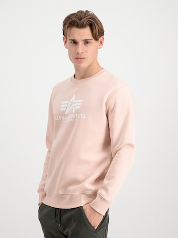 ALPHA INDUSTRIES Sweatshirt i rosa