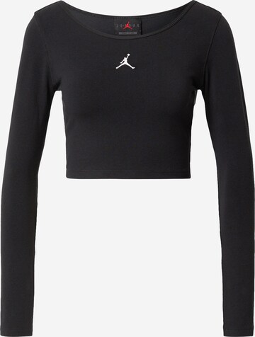 T-shirt Jordan en noir : devant