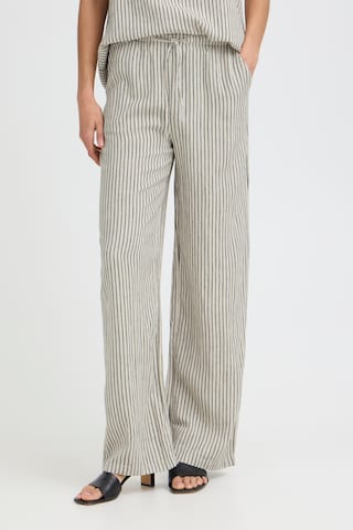 b.young Loosefit Hose 'BYFalakka' in Beige: Vorderseite