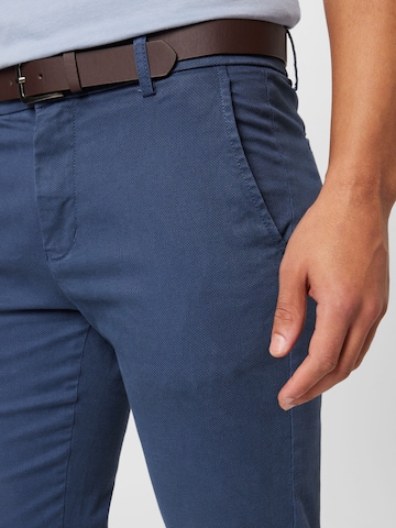 Coupe slim Pantalon chino 'Superflex' Lindbergh en bleu