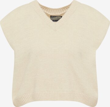 DreiMaster Vintage Sweater in White: front