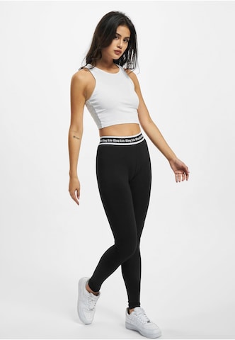 Thug Life Skinny Leggings in Zwart