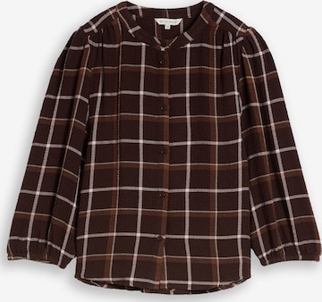 TOM TAILOR - Blusa em castanho: frente