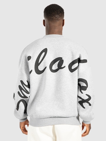 Smilodox Sweatshirt ' Liquid Brail ' in Grey