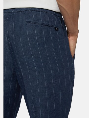 Boggi Milano Regular Pleat-front trousers in Blue