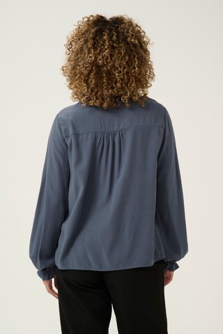 Cream Blouse 'Venea' in Blauw