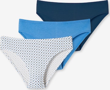 SCHIESSER Underpants ' 95/5 Organic Cotton ' in Blue: front