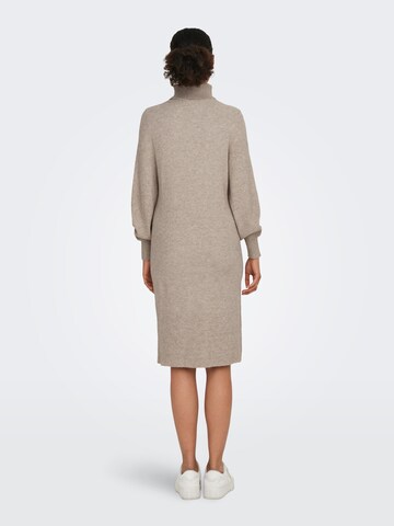 ONLY Knitted dress 'ONLSasha' in Brown