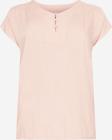 KAFFE CURVE Blouse 'Caya' in Pink: front