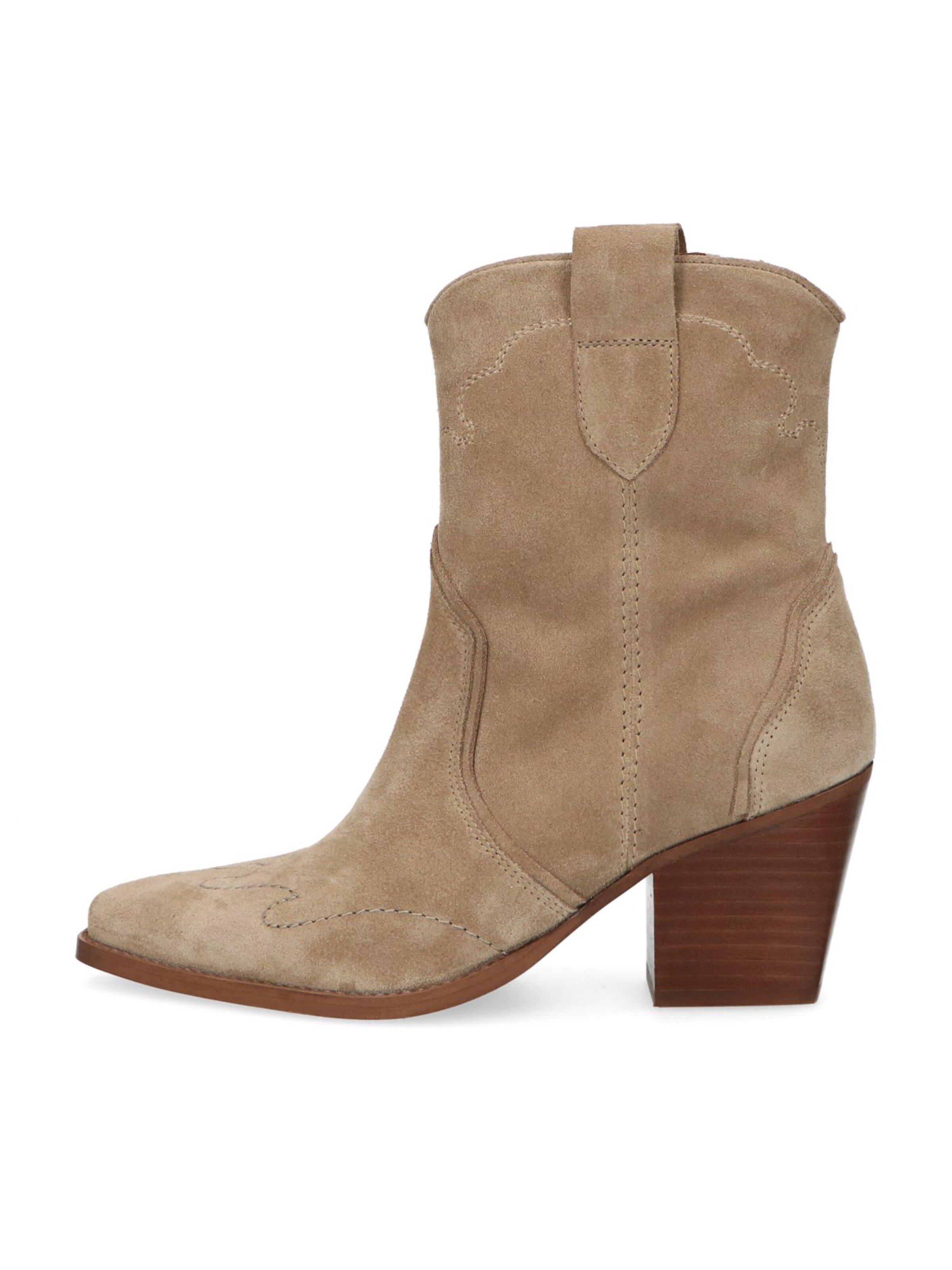 MANFIELD Cowboystiefel 'Niedrige' in Beige