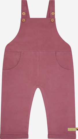 loud + proud Latzhose in Lila: Vorderseite