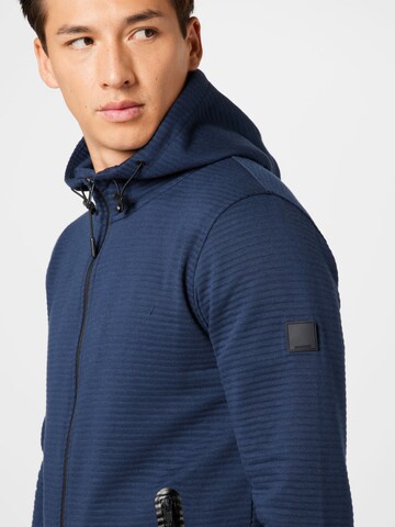 INDICODE JEANS Regular Fit Sweatjacke 'Dominion' in Blau