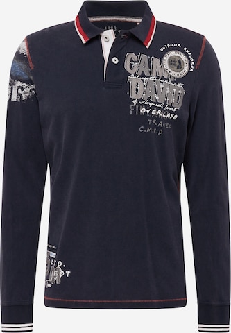 CAMP DAVID Shirt in Blauw: voorkant