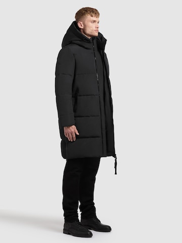 khujo Wintermantel 'Lear' in Schwarz