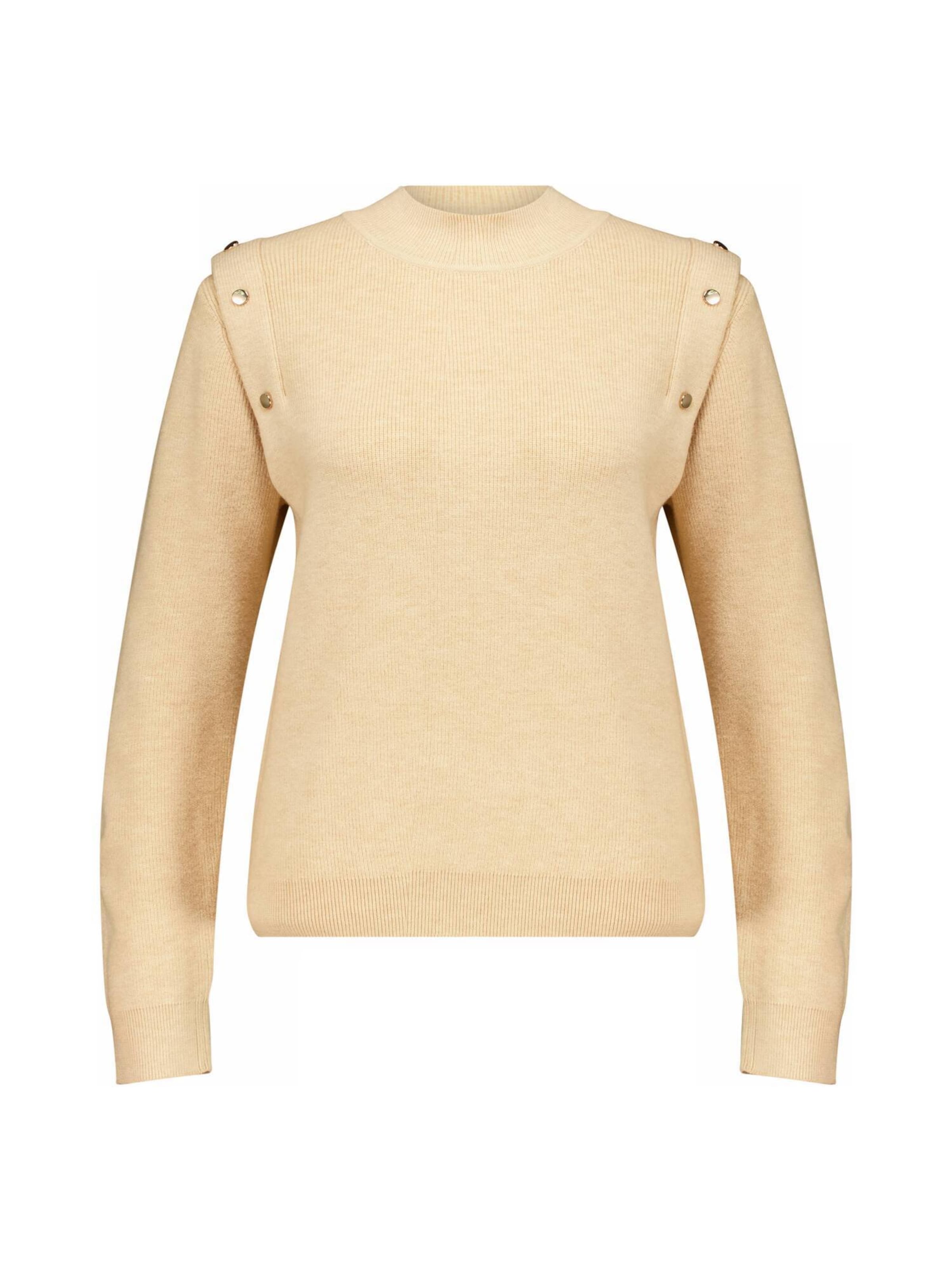 Pull-over 'Matycia' Deeluxe en beige : devant