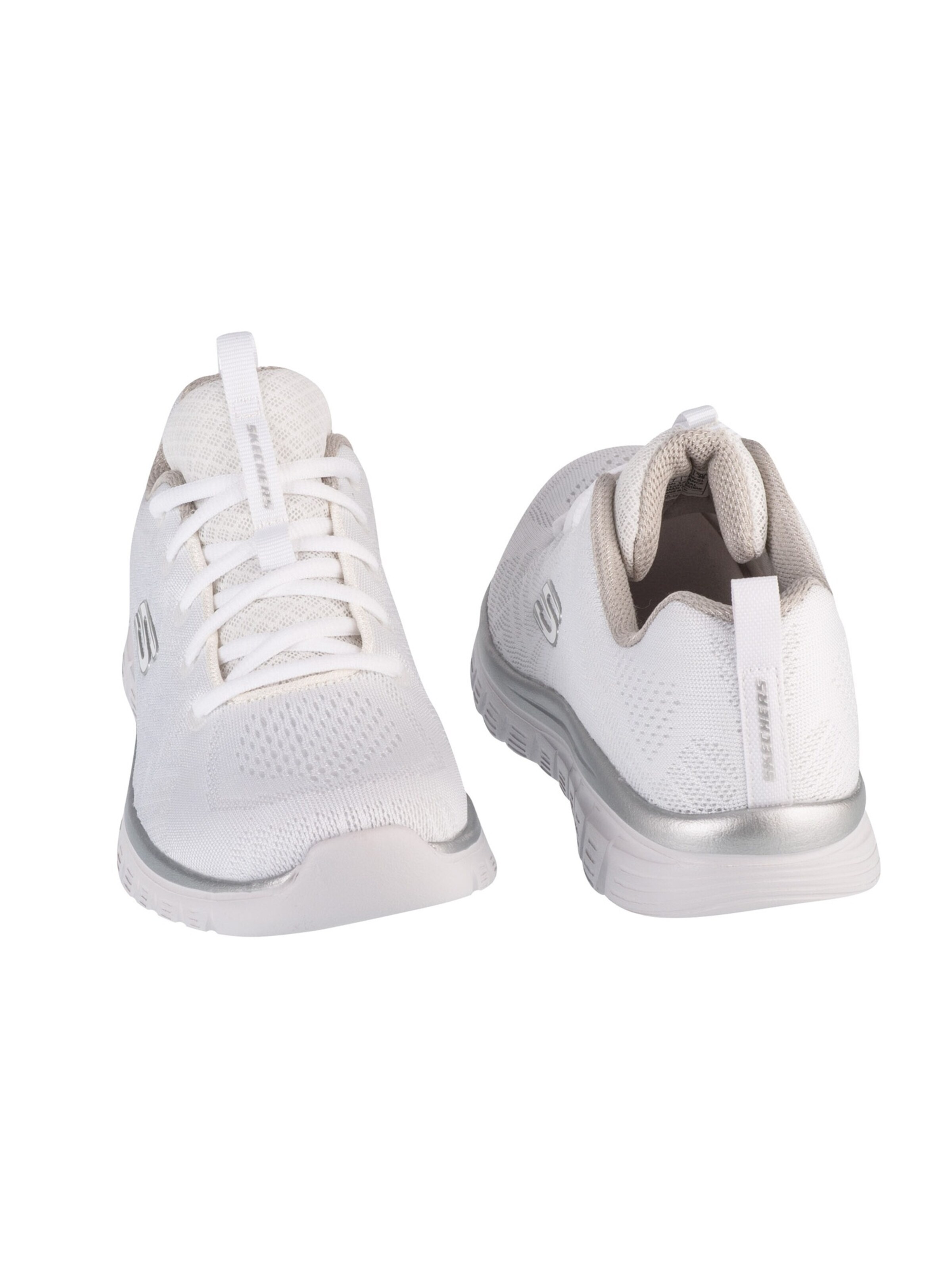 SKECHERS Platform trainers 'Graceful - Get Connected' in White