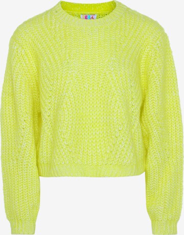 Pull-over IZIA en jaune : devant