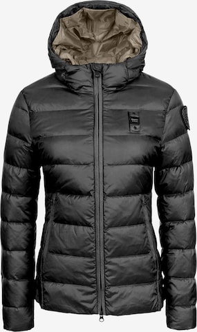 Blauer Jacke 'Charme' in Grau: Vorderseite