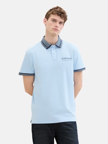 T-Shirt TOM TAILOR en bleu : devant