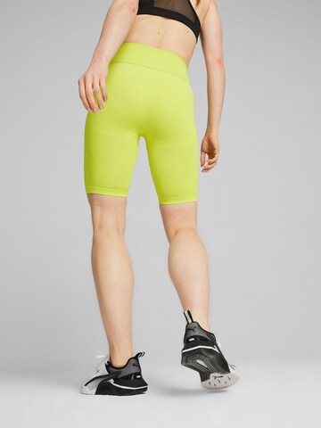 PUMA Skinny Παντελόνι φόρμας 'Shapeluxe' σε πράσινο