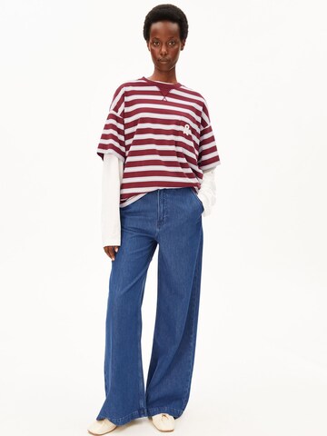 ARMEDANGELS Shirt 'ICONIC' in Rood
