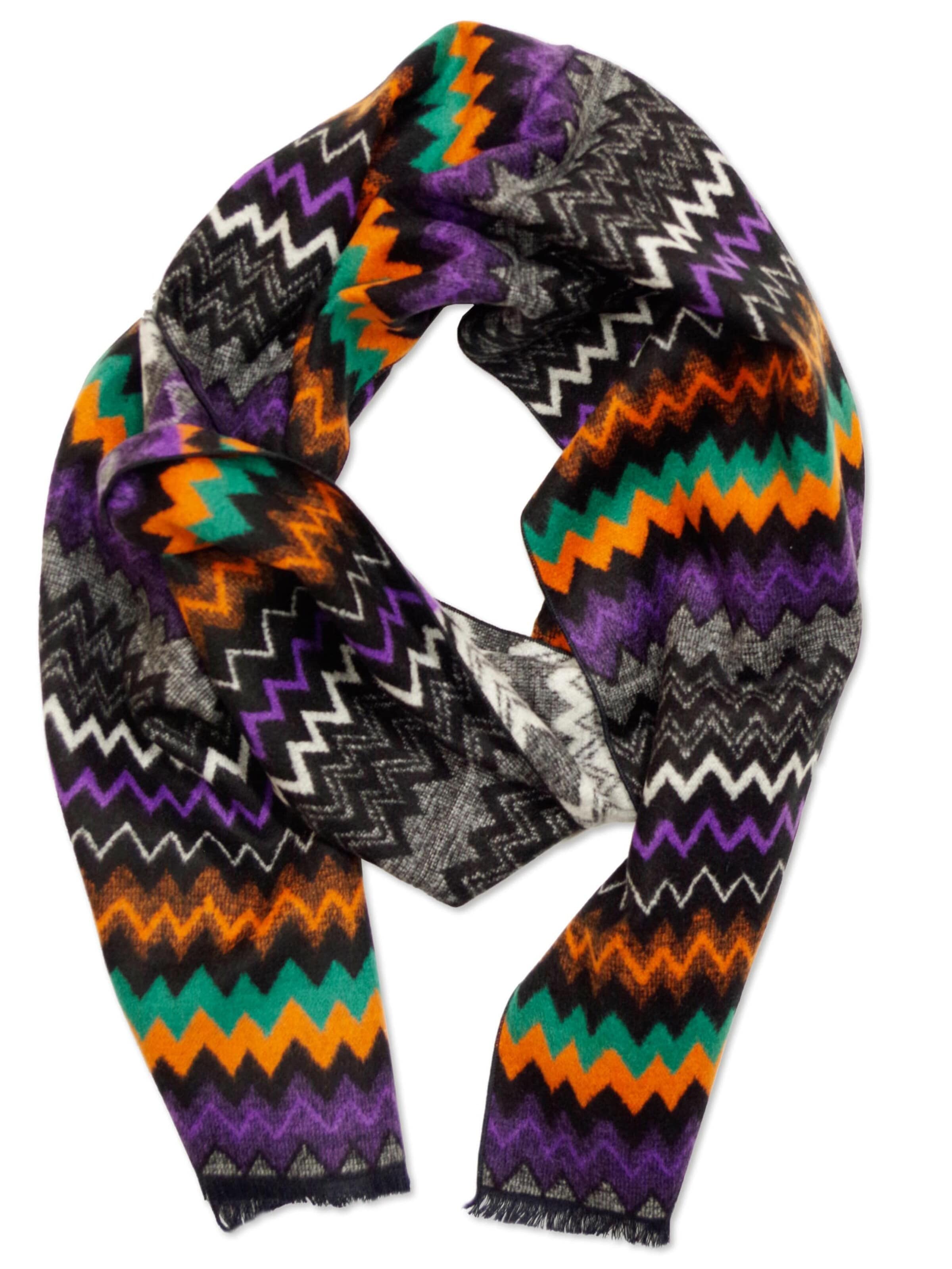 Posh Gear Scarf 'Wave Classic' in Orange: front
