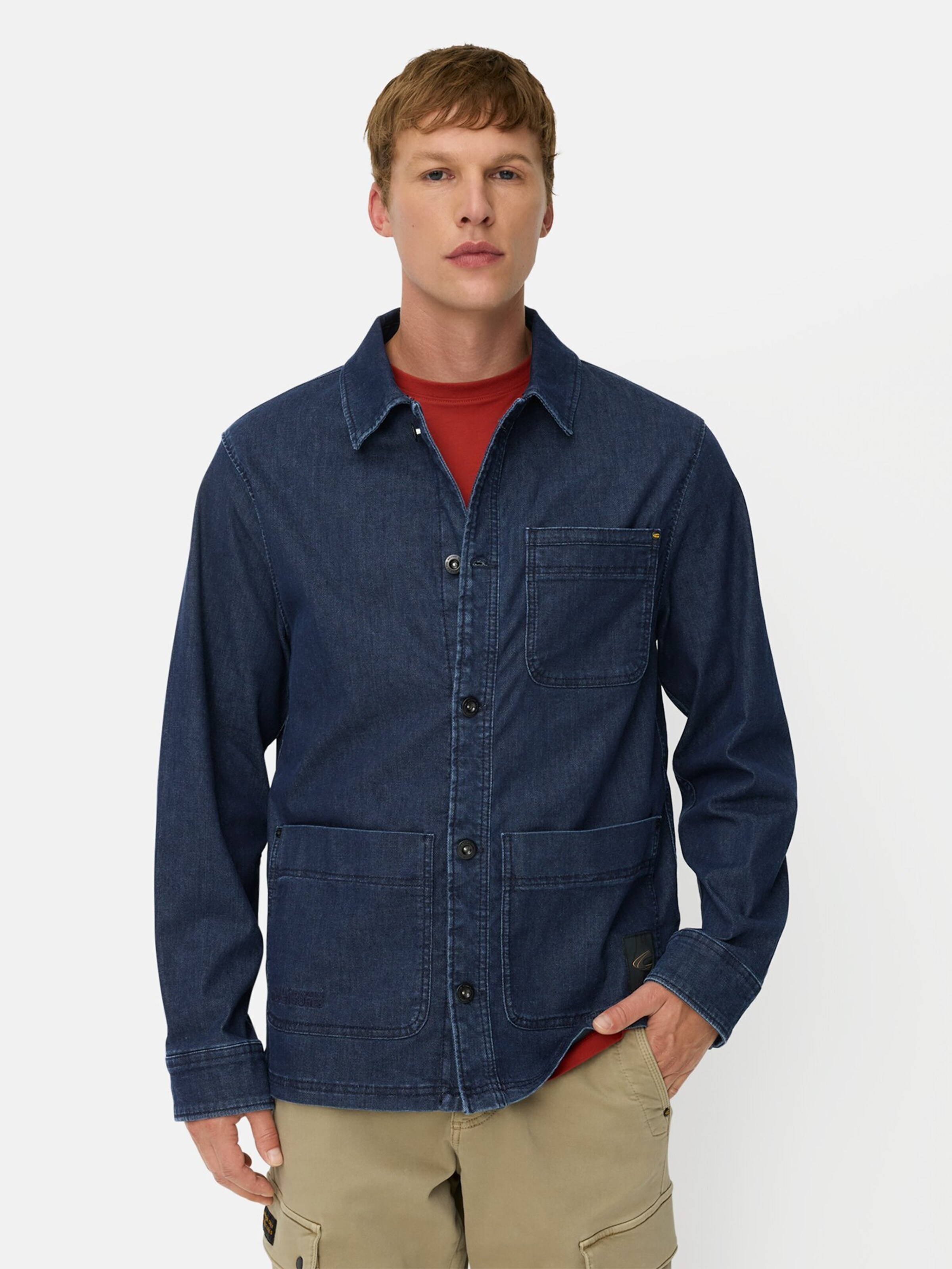 CAMEL ACTIVE Between-Season Jacket in Blue: front
