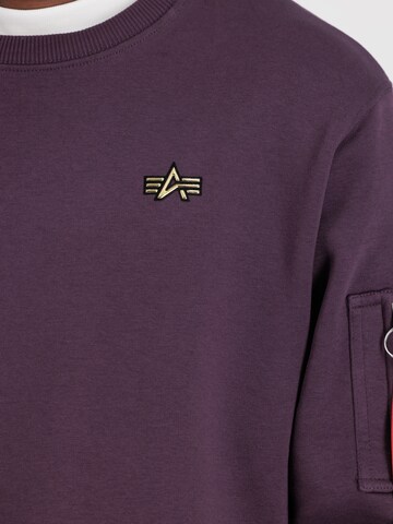 ALPHA INDUSTRIES Μπλούζα φούτερ σε λιλά