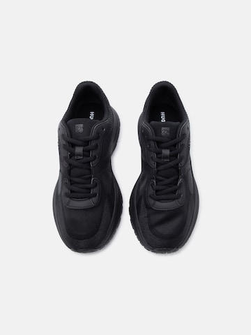 HUGO Rövid szárú sportcipők 'Starlit' - fekete