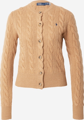 Cardigan Polo Ralph Lauren en beige : devant