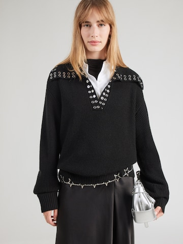 PATRIZIA PEPE Pullover in Schwarz: Vorderseite