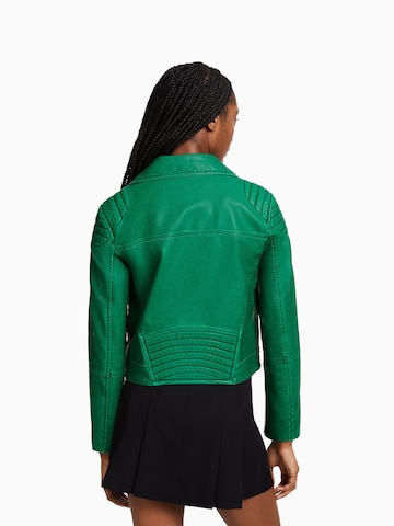 BershkaPrijelazna jakna - zelena boja