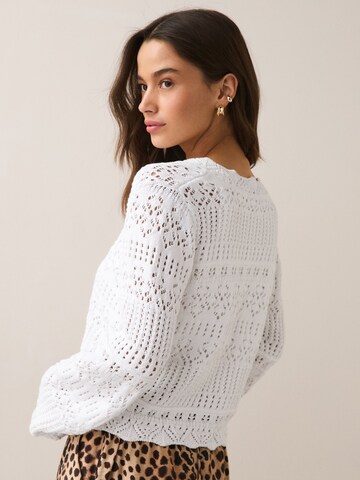 Next Strickjacke in Weiß