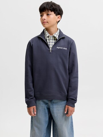 Jack & Jones Junior Sweatshirt 'Norrebro' in Blauw: voorkant