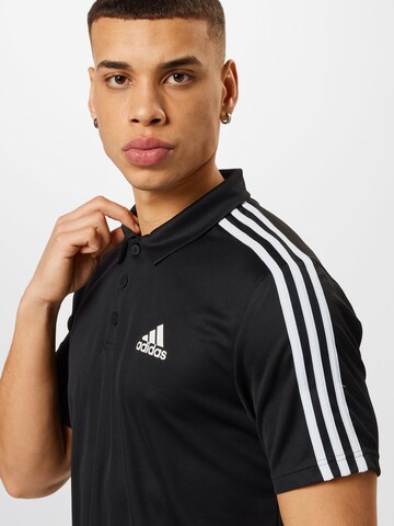 ADIDAS SPORTSWEAR Sportshirt 'Primeblue Designed To Move 3-Stripes' in Schwarz
