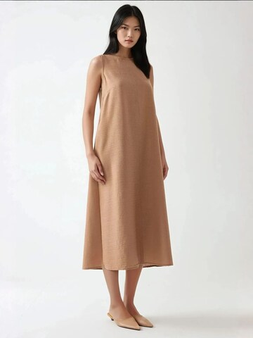Hiccup Dress in Beige