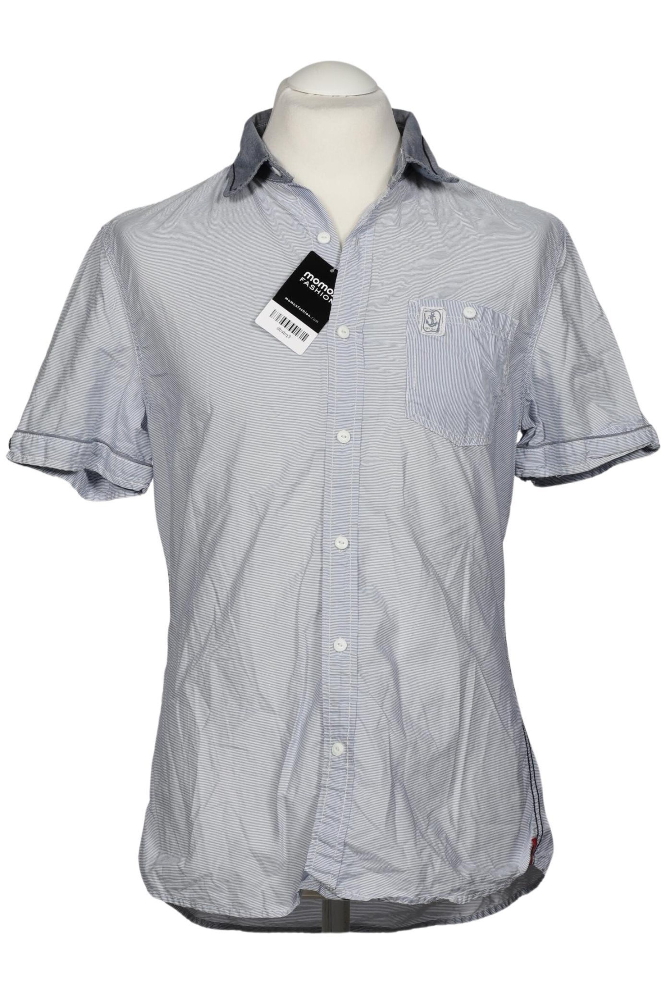 EDC BY ESPRIT Button Up Shirt in L in Blue: front