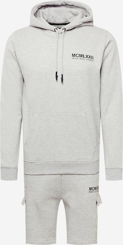 BRAVE SOUL Sweatsuit in Grey: front