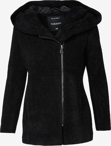 juoda KOROSHI Žieminis paltas: priekis