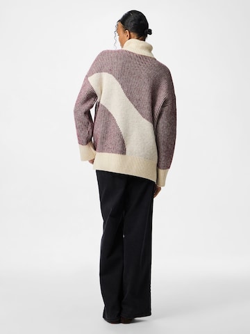 Pull-over 'LINNA' PIECES en rouge
