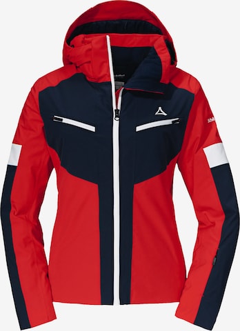 Giacca sportiva 'Pordoi2' di Schöffel in rosso: frontale