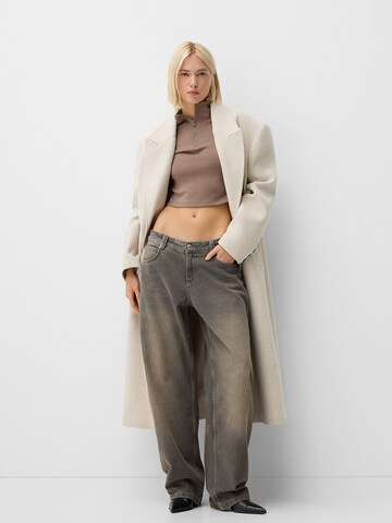 Bershka Loosefit Farmer - szürke