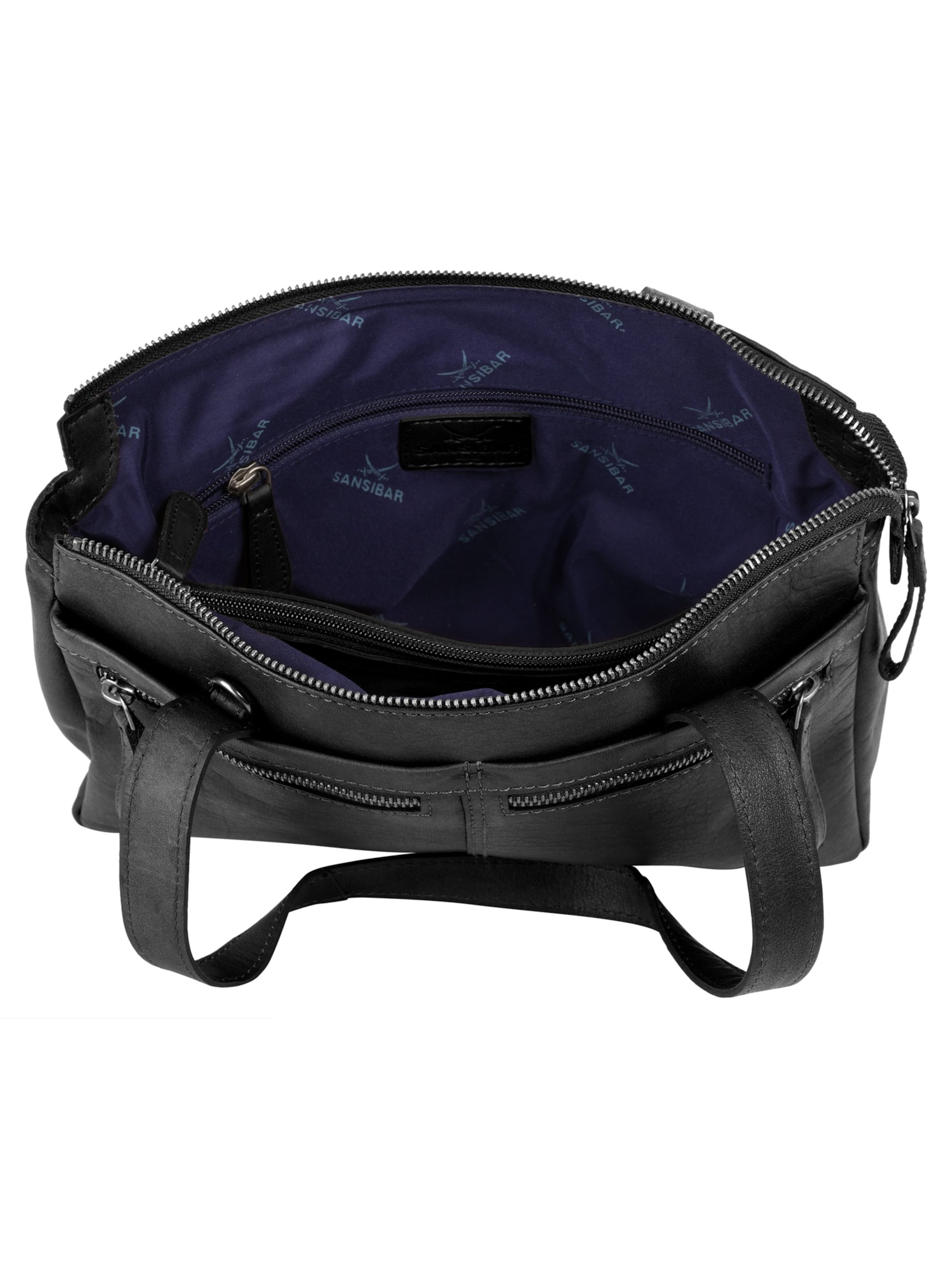 SANSIBAR Handtasche‌‌‌‌‌‌‌‌‌ in Schwarz