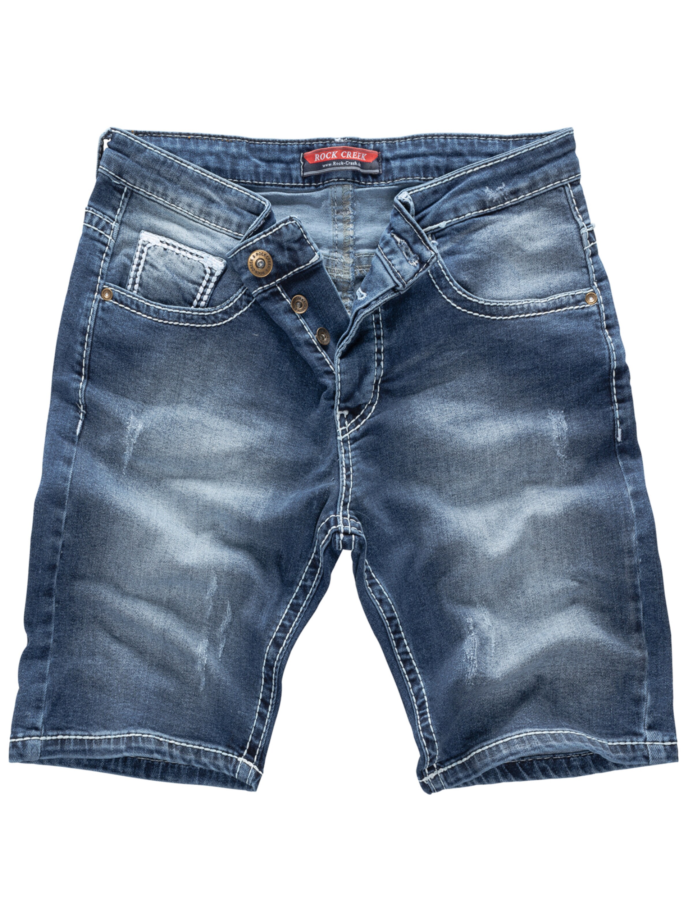 Rock Creek Regular Shorts in Blau: Vorderseite