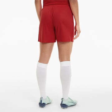 Regular Pantalon de sport 'Team Goal 23' PUMA en rouge