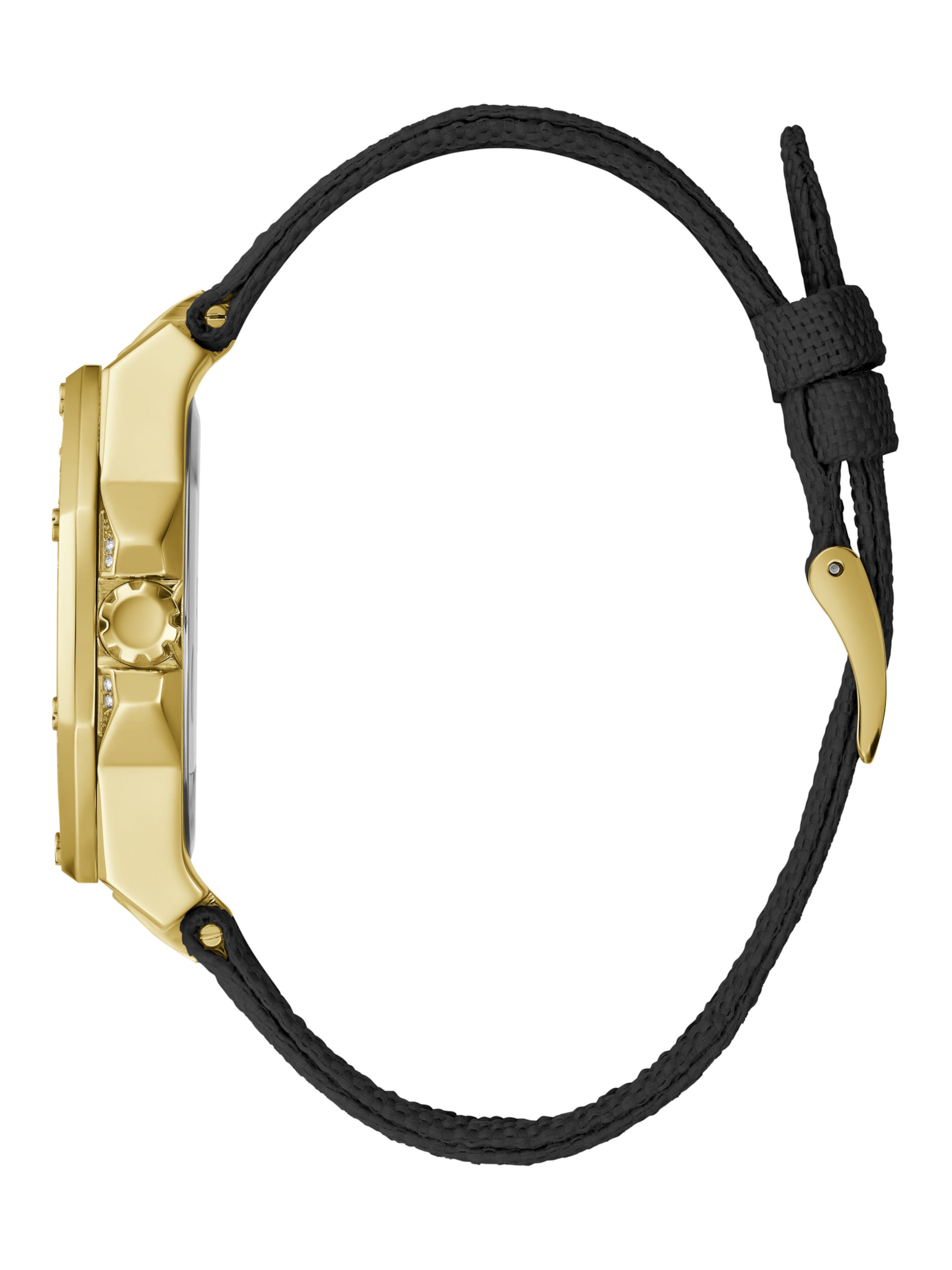 GUESS Uhr 'SHIMMER' in Schwarz