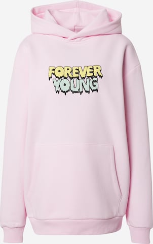 ABOUT YOU x Sharlota Sweatshirt 'Sharlota' in Pink: front