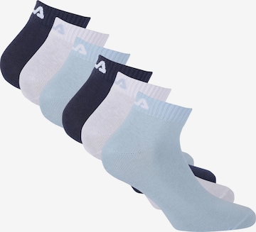 FILA Socks in Blue: front